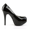 TEEZE-06W Plateau Pumps Schwarz | Pleaser Pink Label
