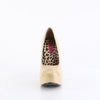 TEEZE-06W Plateau Pumps - Creme (Weit) | Pleaser Pink Label