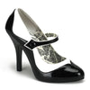 TEMPT-07 Pumps Schwarz/Weiß | Bordello