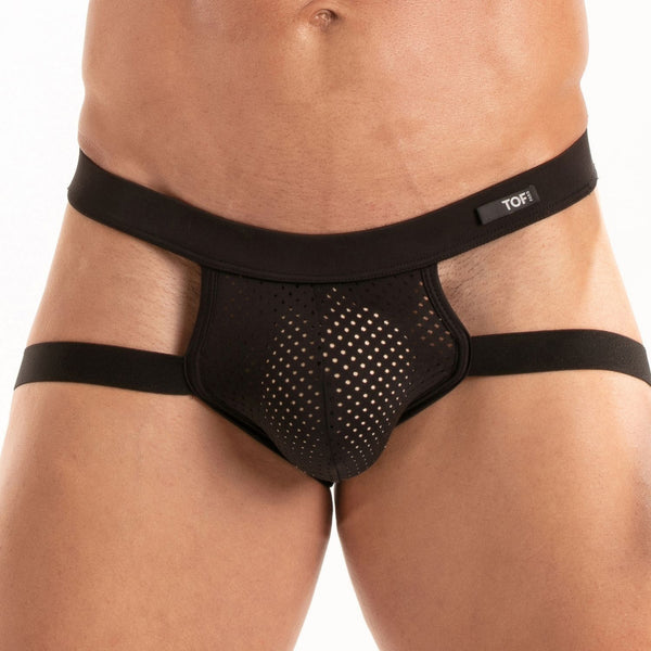 Jockstrap Temptation - atmungsaktiv, elastisch, sportlich, schwarz | TOF Paris