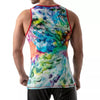 Buntes schimmerndes Tanktop im Aquarell Look für wilde Partynächte von TOF Paris – Ansicht 3