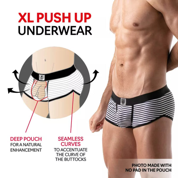 Buntes aufregendes Push Up Kurzboxer Design für sinnliche Momente von TOF Paris – Ansicht 5