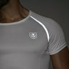 Schwarzes sportlich elegantes T-Shirt mit modernen Details von TOF Paris – Ansicht 5