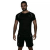 Schwarzes sportlich elegantes T-Shirt mit modernen Details von TOF Paris – Ansicht 4