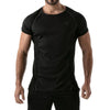 Schwarzes sportlich elegantes T-Shirt mit modernen Details von TOF Paris – Ansicht 2