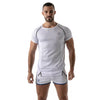 Weißes Total Protection T-Shirt mit modernem Designer Cut von TOF Paris – Ansicht 4