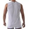 Weißes Total Protection Tank Top im markanten Designer Stil von TOF Paris – Ansicht 2