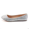 TREAT-06 Ballerina Schuhe Silber | Fabulicious SALE