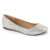 TREAT-06 Ballerina Schuhe Silber | Fabulicious SALE