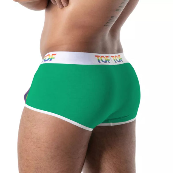 Grüne Trunk Pride Joyful-Boxershorts von TOF Paris – Ansicht 3