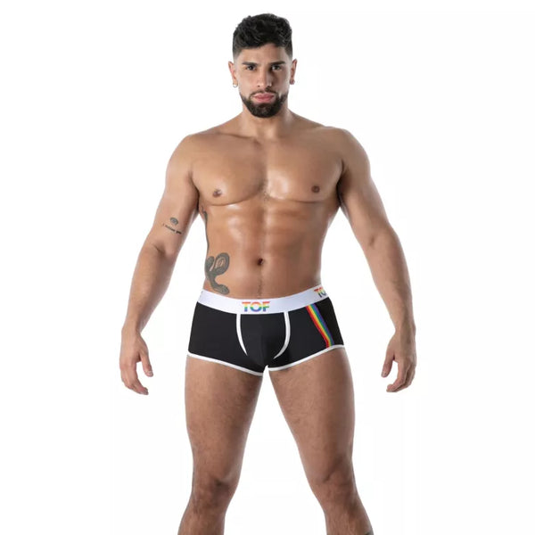 Schwarze Trunk Pride Joyful-Boxershorts von TOF Paris – Ansicht 4