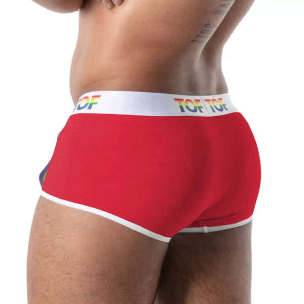 Rote Trunk Pride Joyful-Boxershorts von TOF Paris – Ansicht 3