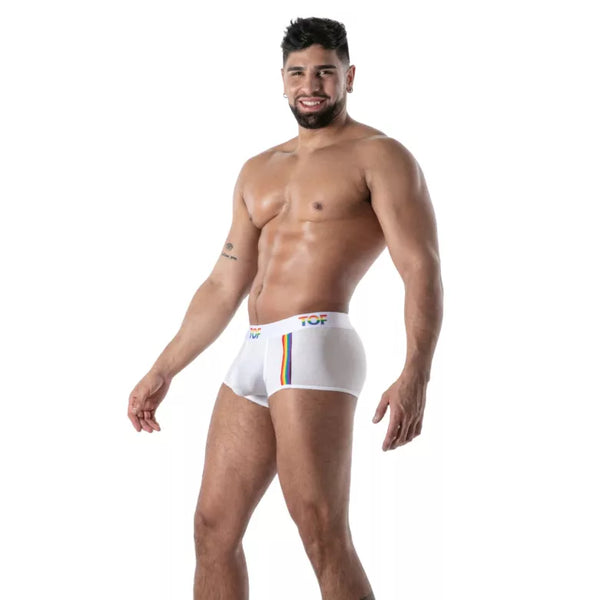 Weiße Trunk Pride Joyful-Boxershorts von TOF Paris – Ansicht 5