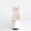 UNICORN-708LG Plateau Sandaletten Opal Rosa von Pleaser – Ansicht 2