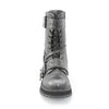 VALOR-220 Plateau Stiefel Grau Matt von DemoniaCult – Ansicht 2