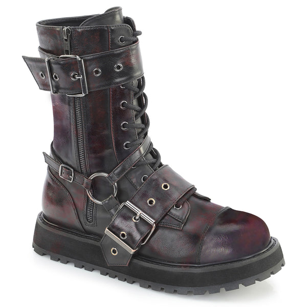 VALOR-220 Plateau Stiefel Schwarz X Matt von DemoniaCult