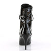 VANITY-1020 Stiefeletten Lack Schwarz | Pleaser