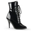 VANITY-1020 Stiefeletten Lack Schwarz | Pleaser