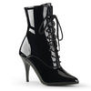 VANITY-1020 Stiefeletten Lack Schwarz | Pleaser