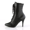 VANITY-1020 Stiefeletten Matt Schwarz | Pleaser