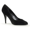 VANITY-420 Pumps Samt Schwarz | Pleaser