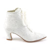 VICTORIAN-30 Stiefeletten Ivory | Fabulicious