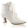 VICTORIAN-30 Stiefeletten Ivory | Fabulicious