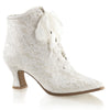 VICTORIAN-30 Stiefeletten Ivory | Fabulicious