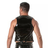 Chain-Weste schwarz mit elegantem Gold-Detail - edgy und bequem, Schwarz | TOF Paris
