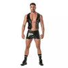Chain-Weste schwarz mit elegantem Gold-Detail - edgy und bequem, Schwarz | TOF Paris