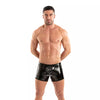 Boxer mit Frontöffnung - Glänzend & praktisch, schwarz | TOF Paris