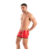 Boxershorts mit Frontöffnung - sexy roter Glanz & praktischem Schnitt | TOF Paris
