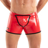 Boxershorts mit Frontöffnung - sexy roter Glanz & praktischem Schnitt | TOF Paris