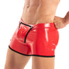 Boxershorts mit Frontöffnung - sexy roter Glanz & praktischem Schnitt | TOF Paris