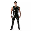 Herren Vinylhose Low-Rise mit Stretch & figurformendem Effekt, Schwarz | TOF Paris