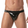 Jockstrap Herren schwarz - elastisch, schnappbar & glänzend | TOF Paris