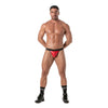 Jockstrap Herren Rot - Stretchiger Komfort mit Druckknopfverschluss | TOF Paris