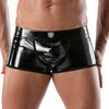 Schwarze Vinyl-Boxershorts von TOF Paris