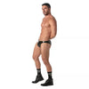 Men’s Bikini mit Front-Reißverschluss - High-Cut & Komfort, Schwarz | TOF Paris