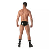 Men’s Bikini mit Front-Reißverschluss - High-Cut & Komfort, Schwarz | TOF Paris