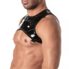 Herren Harness mit Reißverschluss - Sexy, glänzend & praktisch, Schwarz | TOF Paris