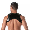 Herren Harness mit Reißverschluss - Sexy, glänzend & praktisch, Schwarz | TOF Paris
