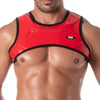 Harness Herren rot - mit praktischem Reißverschluss & Ring | TOF Paris