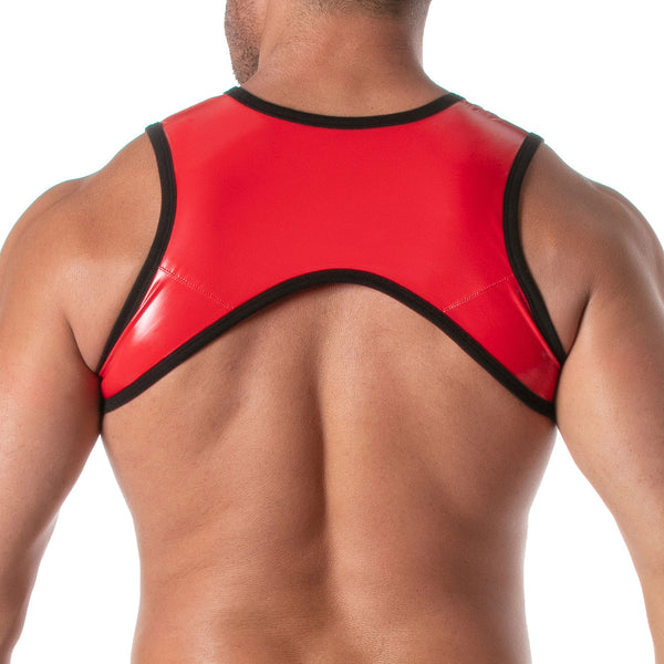 Harness Herren rot - mit praktischem Reißverschluss & Ring | TOF Paris