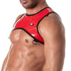 Harness Herren rot - mit praktischem Reißverschluss & Ring | TOF Paris