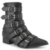 WARLOCK-70 Stiefeletten - Schwarz Matt | DemoniaCult