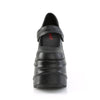 WAVE-32 Plateau Schuh schwarz matt | DemoniaCult