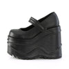 WAVE-32 Plateau Schuh schwarz matt | DemoniaCult