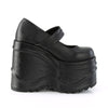 WAVE-32 Plateau Schuh schwarz matt | DemoniaCult