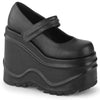 WAVE-32 Plateau Schuh schwarz matt | DemoniaCult